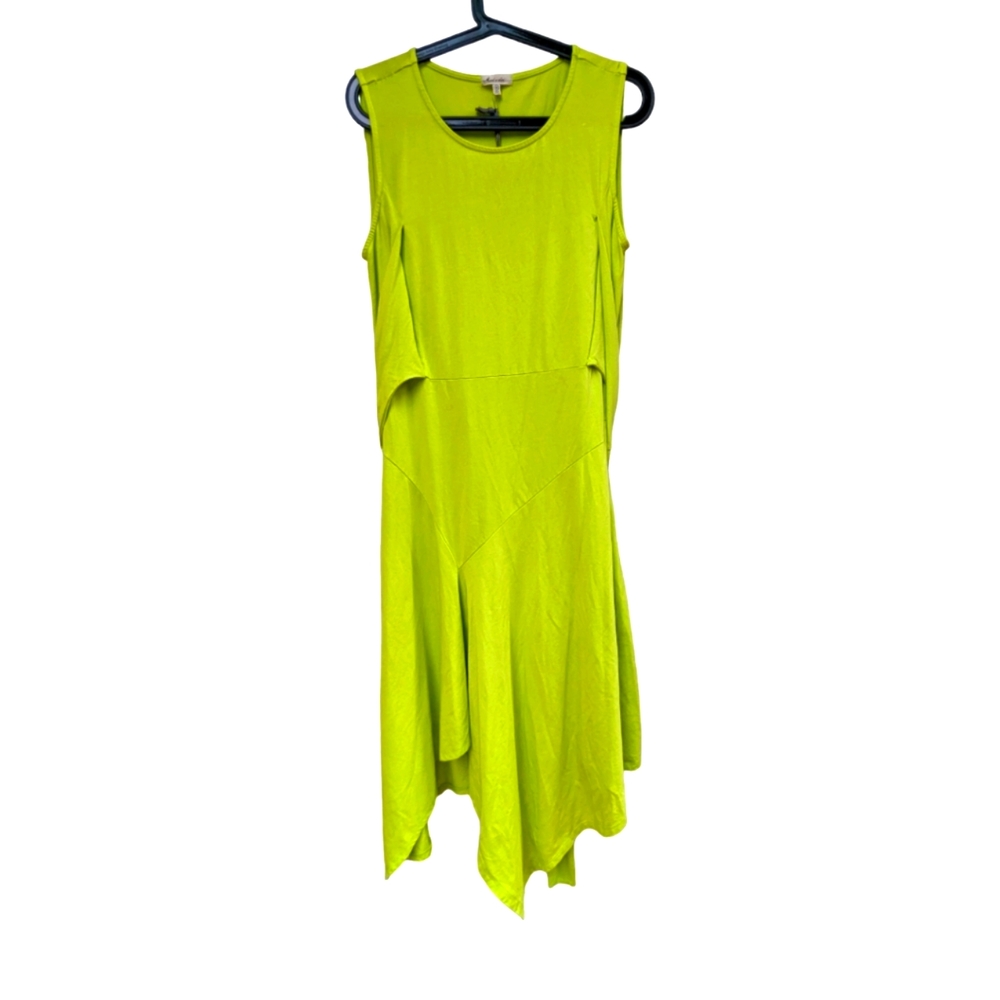 Mod-o-dor Lim Green Dress Sz M‎